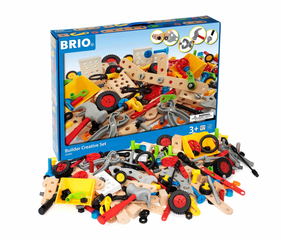 BRIO Builder - Creative Set | 271 Pieces - Little Reef and Friends