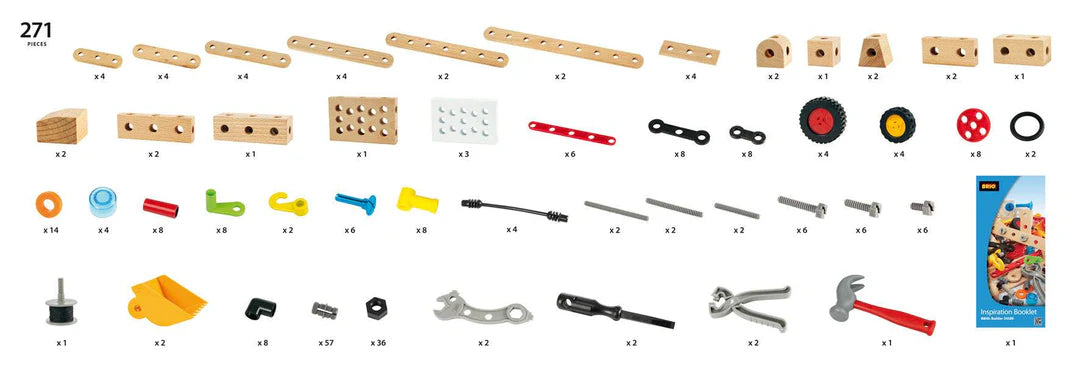 BRIO Builder - Creative Set | 271 Pieces - Little Reef and Friends