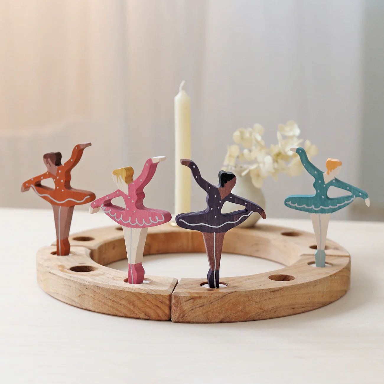 Grimm's Candle Holder Decoration - Ballerina | Orange Blossom - Little Reef and Friends