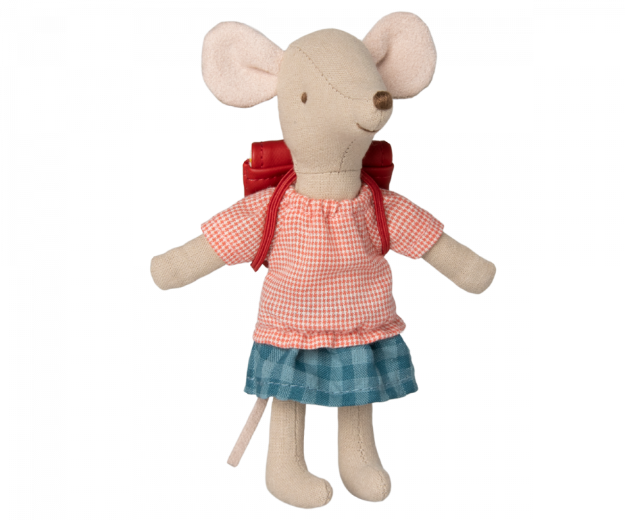 Maileg Big Sister Tricycle Mouse - Red - Little Reef and Friends