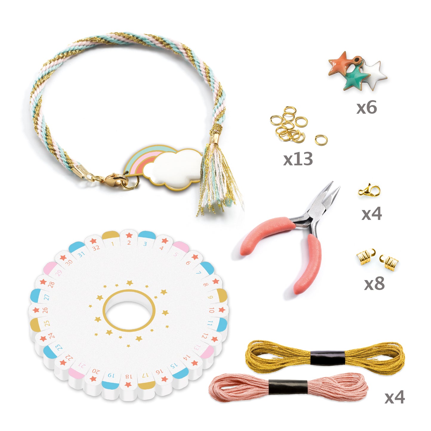 Djeco Bracelet Weaving Set - Little Reef and Friends