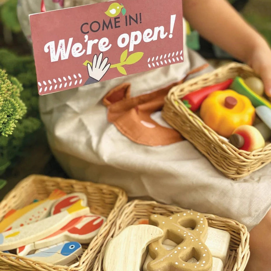 Tender Leaf Toys Bread Basket - Little Reef and Friends