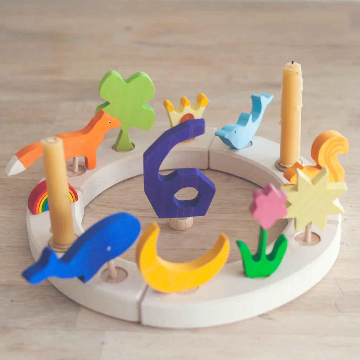 Grimm's Candle Holder Insert - Brass - Little Reef and Friends