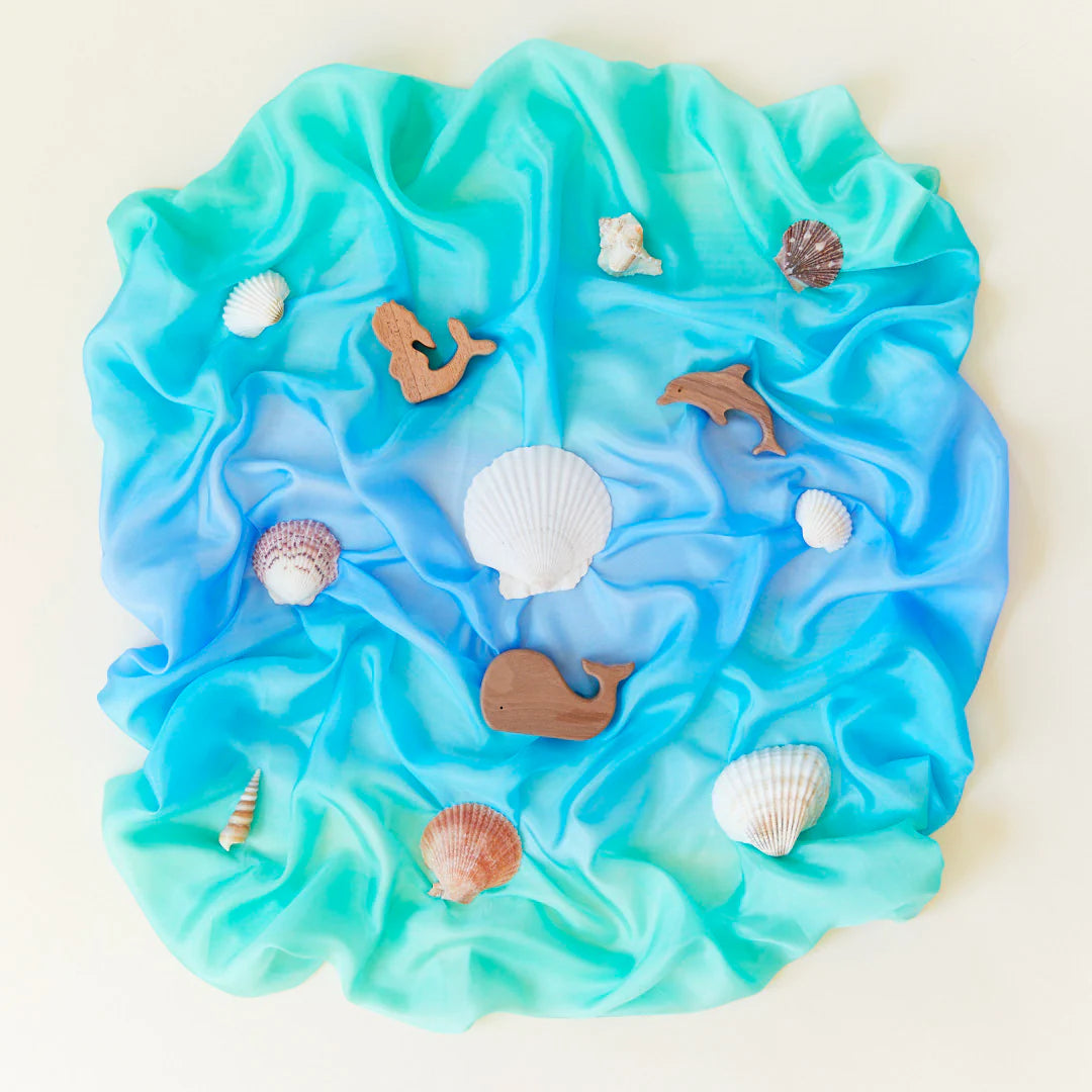 Sarah's Silks Classic Playsilks | Enchanted - Sea