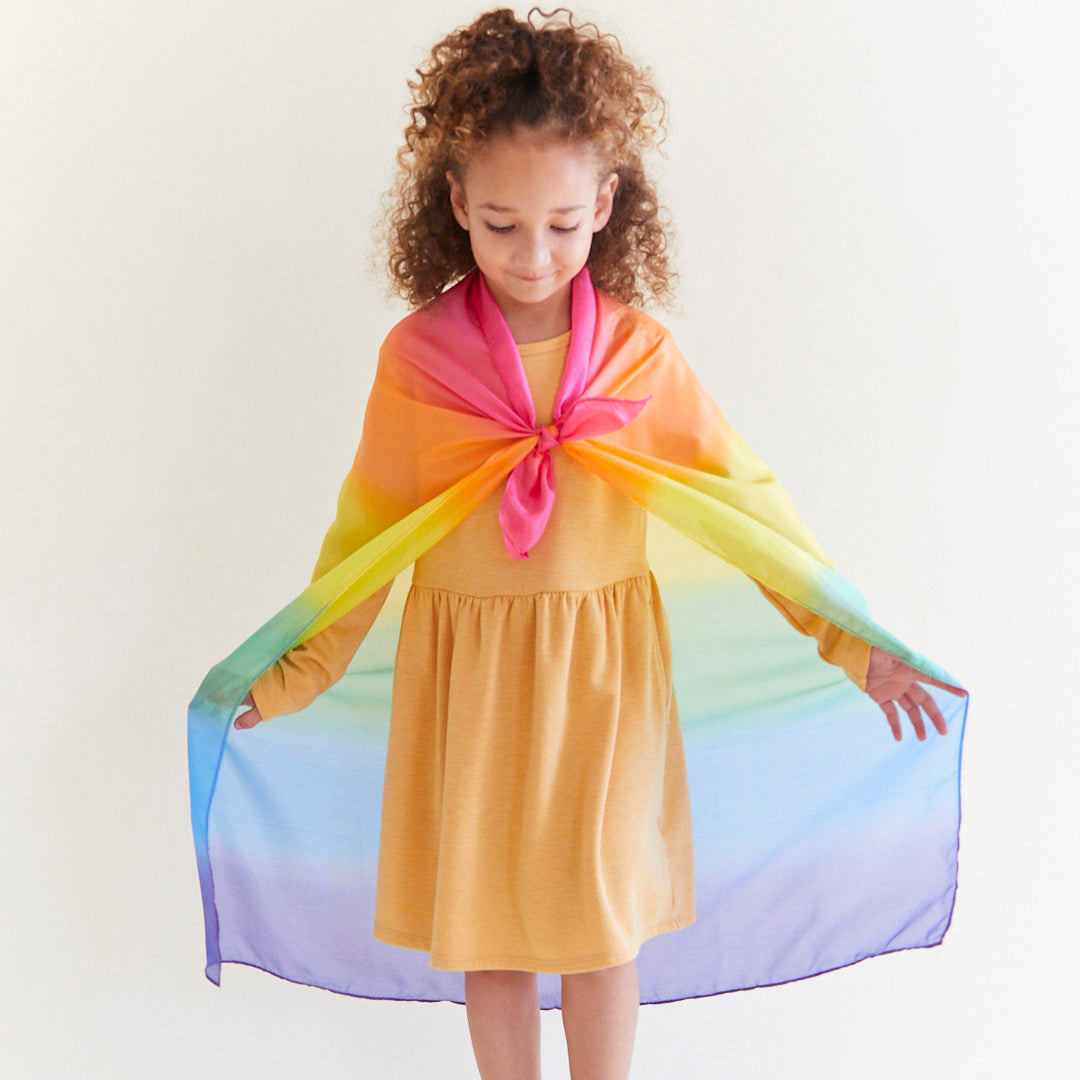 Sarah's Silks Classic Playsilks | Enchanted - Rainbow