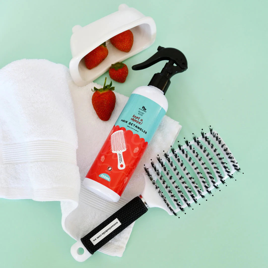 Slick Kids Natural Hair Detangler - Strawberry - Little Reef and Friends