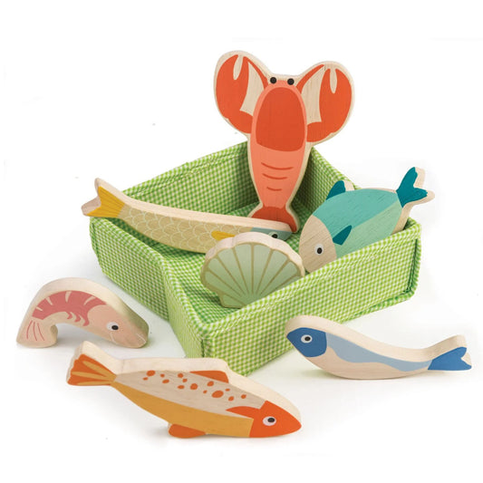 Tender Leaf Toys Seafood Crate - Little Reef and Friends