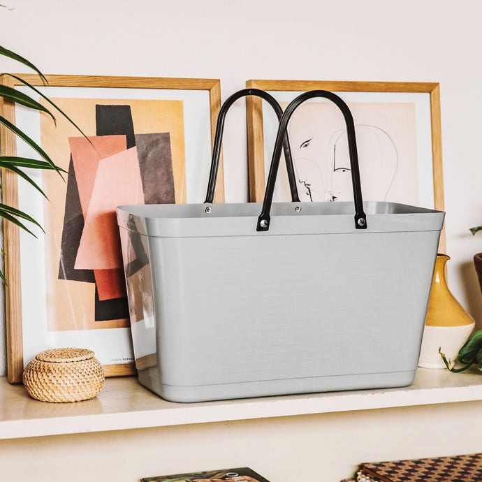 Hinza Large Bucket Bag - Light Grey - Little Reef and Friends