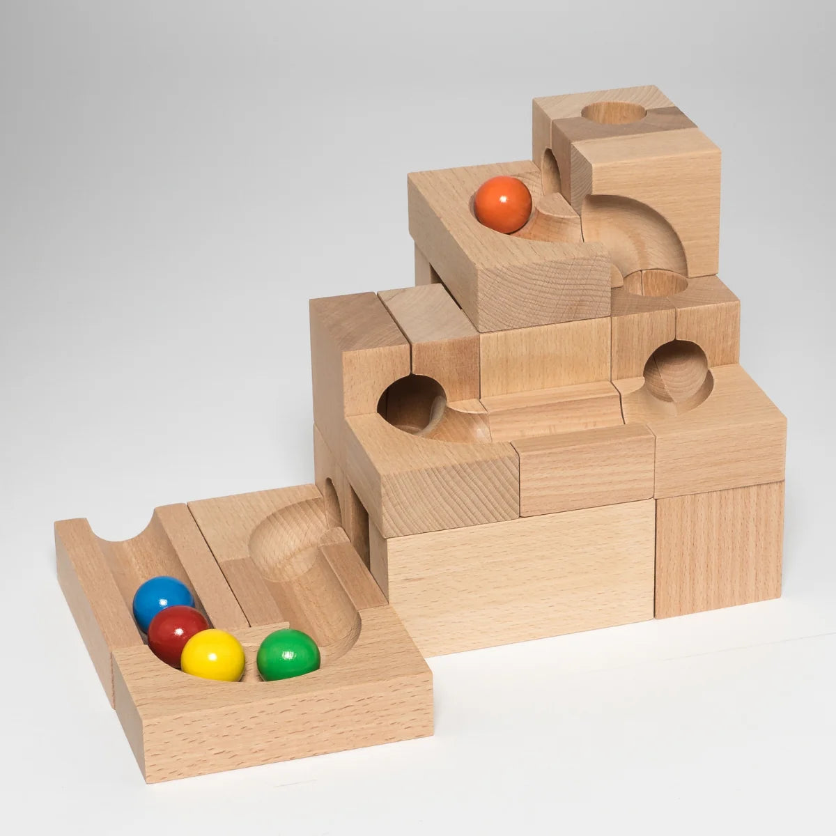 Kaden Wooden Marble Run - Classic - Little Reef and Friends