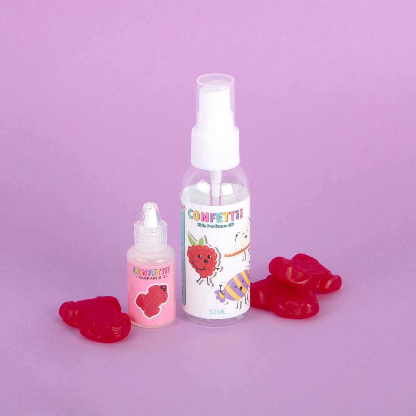Confetti Blue Kids Perfume Oil - Red Frogs - Little Reef and Friends