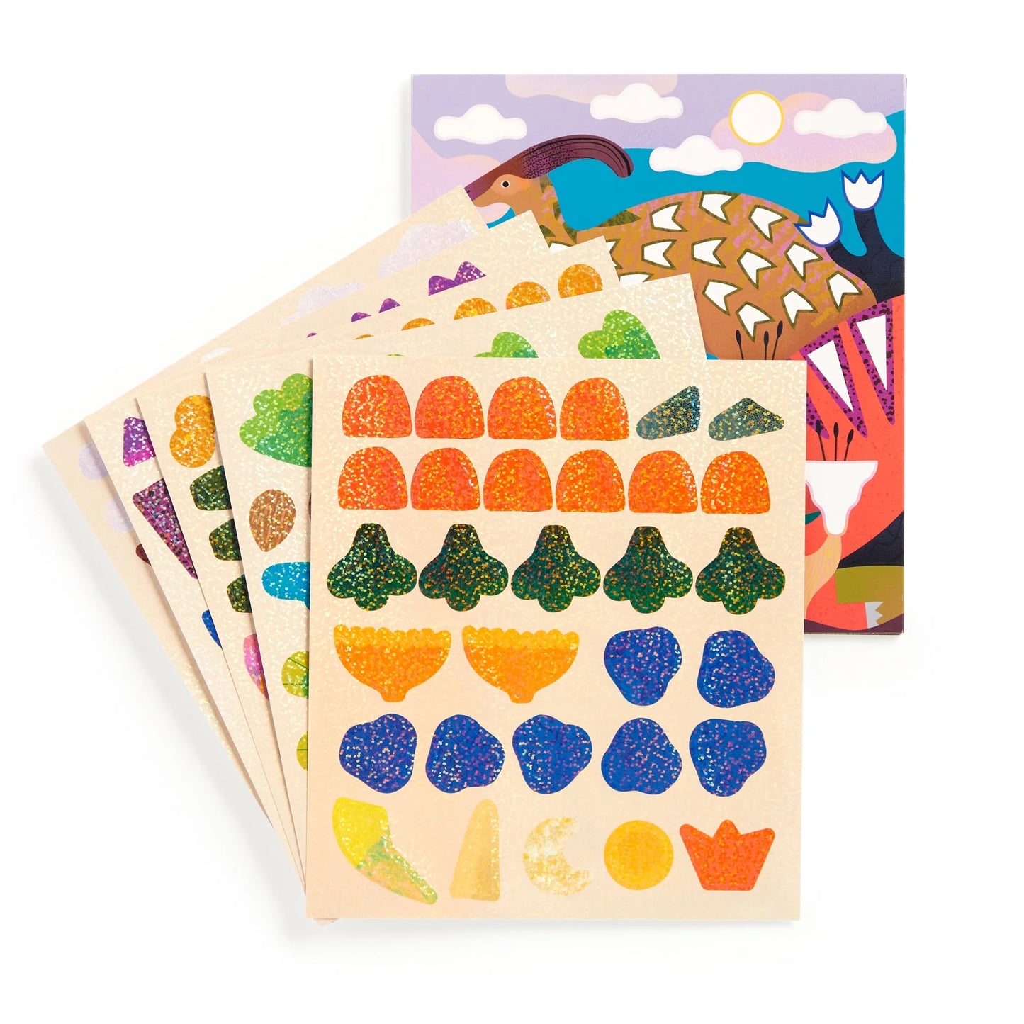 Mudpuppy Sticker Sparkle Activity Kit - Dinosaur Land