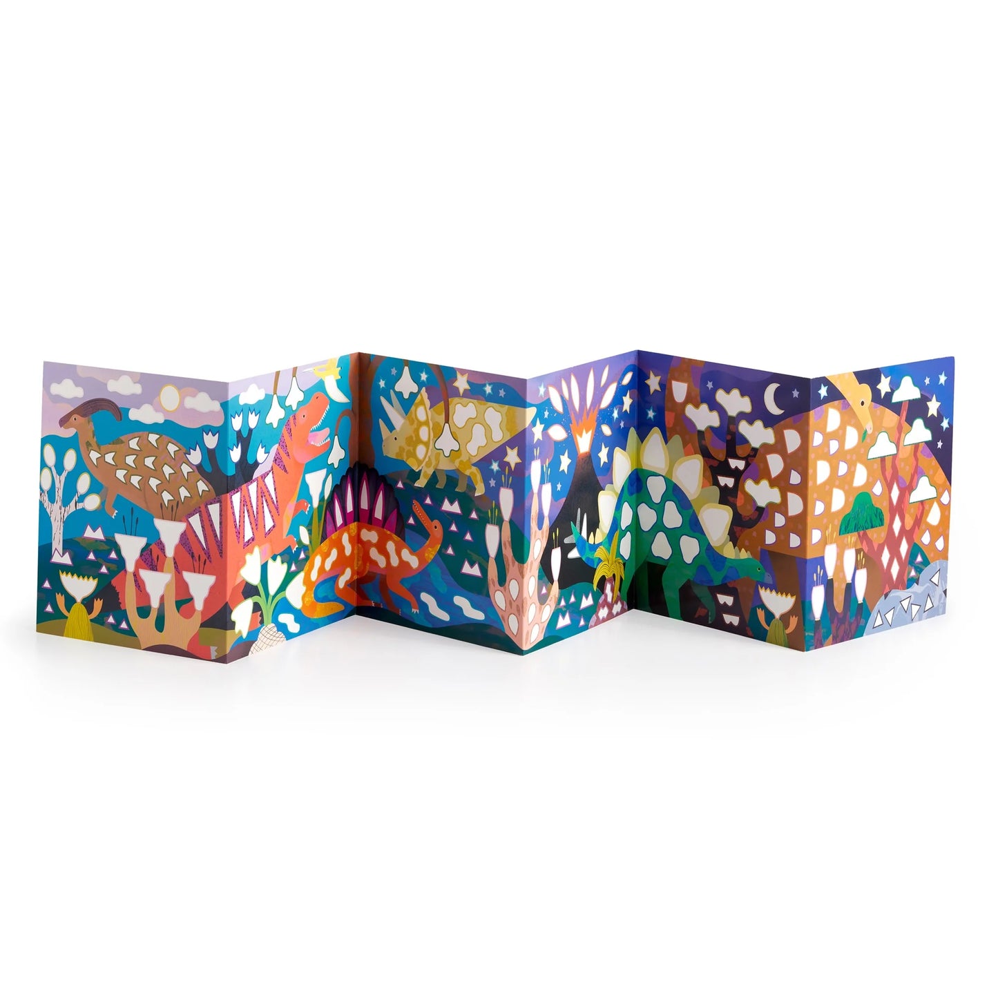 Mudpuppy Sticker Sparkle Activity Kit - Dinosaur Land