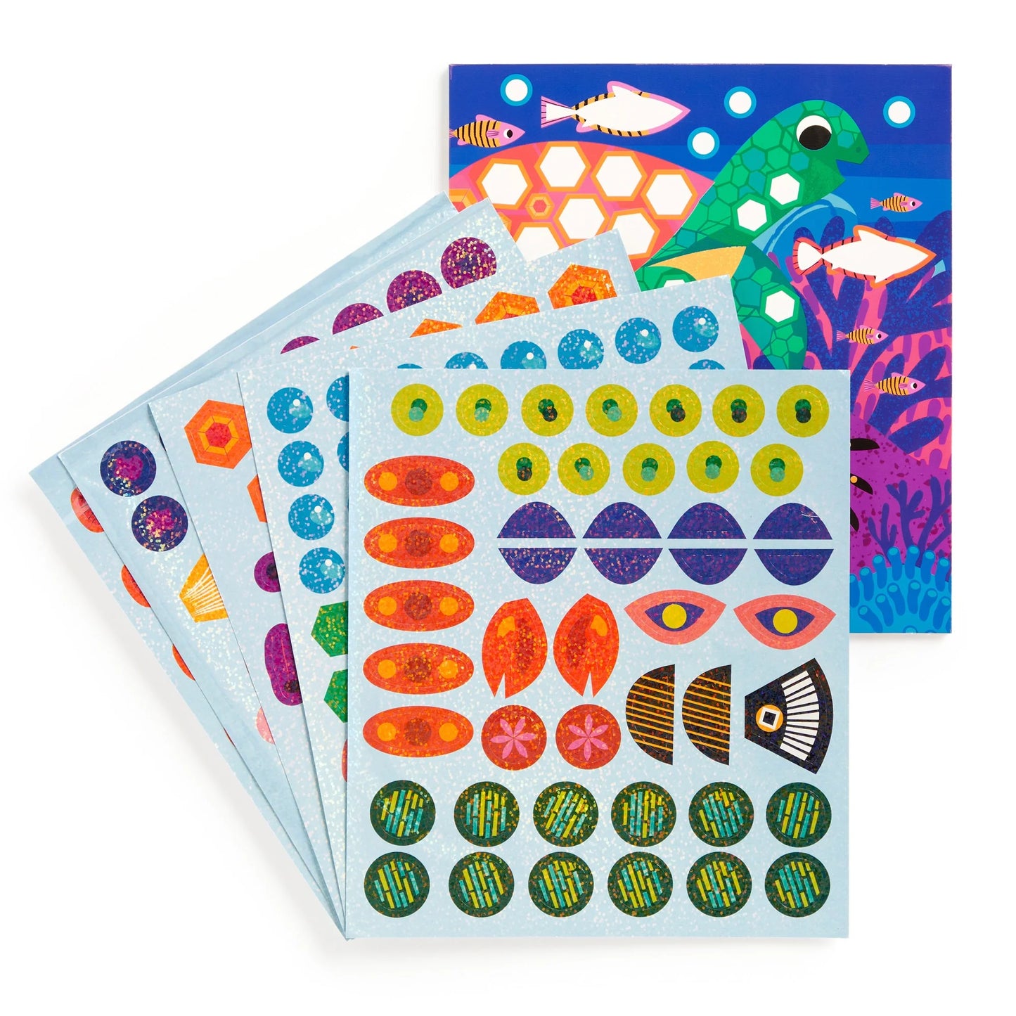 Mudpuppy Sticker Sparkle Activity Kit - Ocean Life