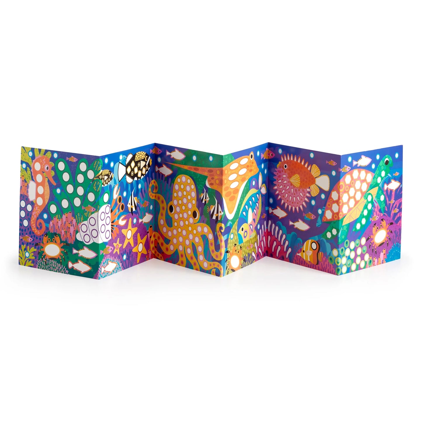 Mudpuppy Sticker Sparkle Activity Kit - Ocean Life