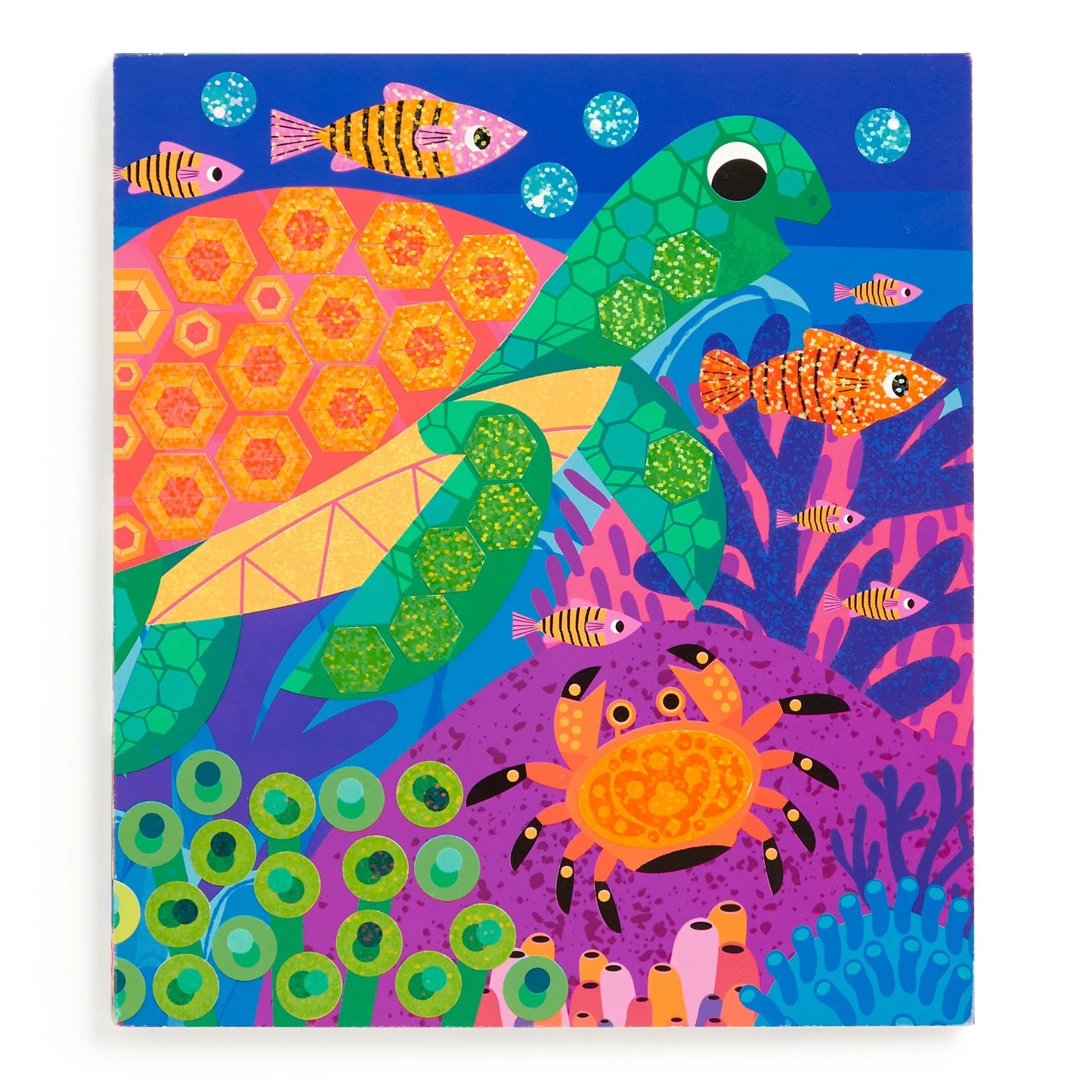 Mudpuppy Sticker Sparkle Activity Kit - Ocean Life