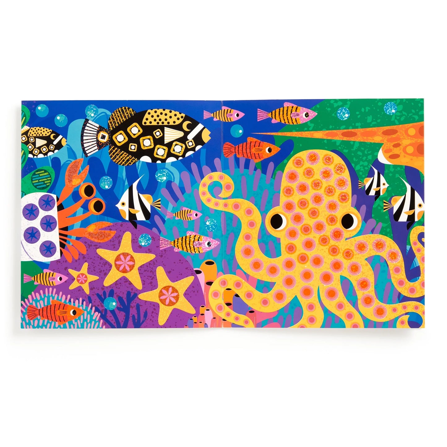 Mudpuppy Sticker Sparkle Activity Kit - Ocean Life