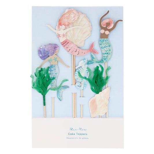 Meri Meri Mermaid Cake Toppers - Little Reef and Friends