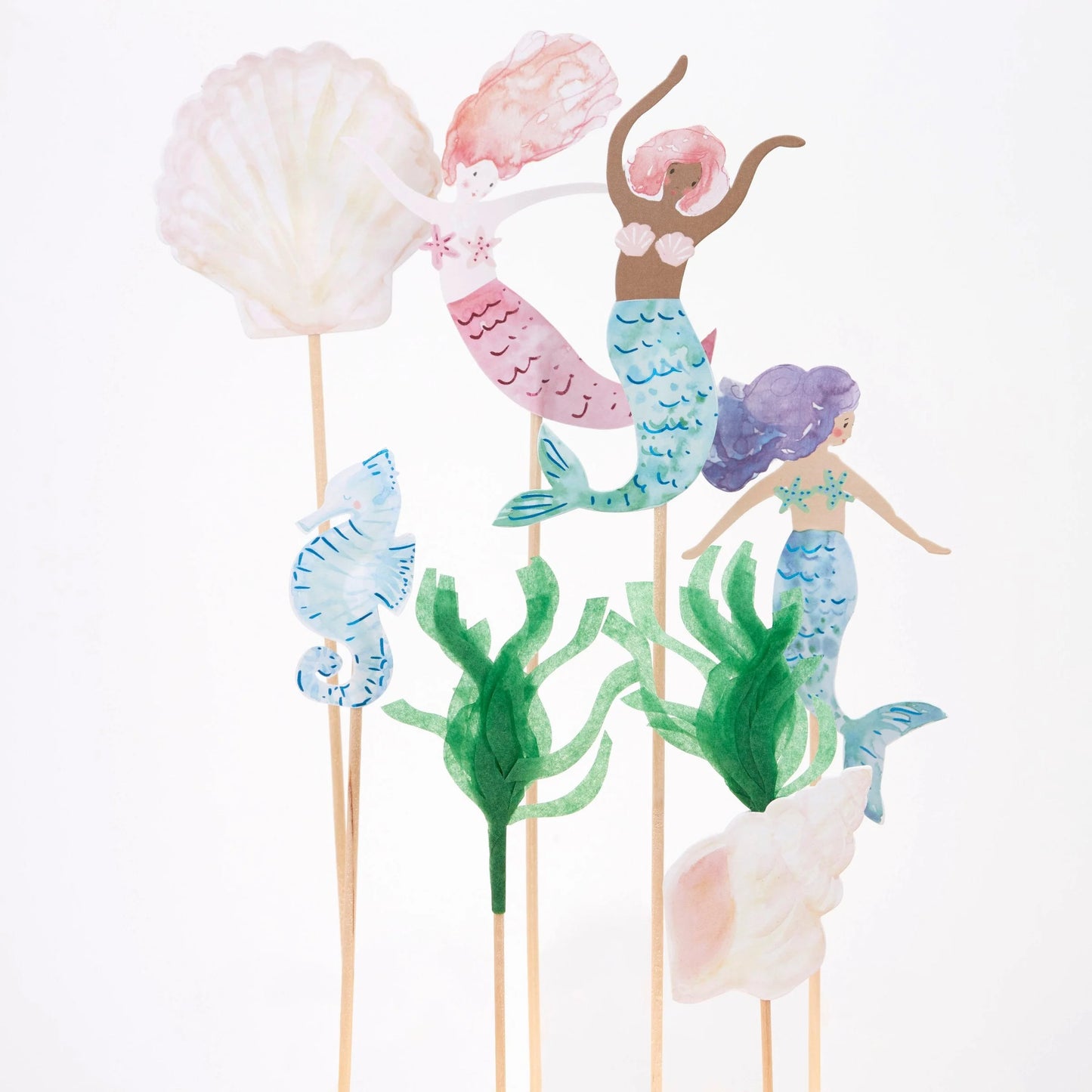 Meri Meri Mermaid Cake Toppers - Little Reef and Friends