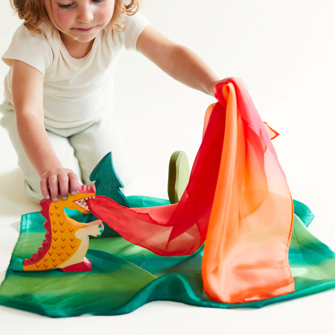 Sarah's Silks Mini Playsilks | Enchanted - Fire