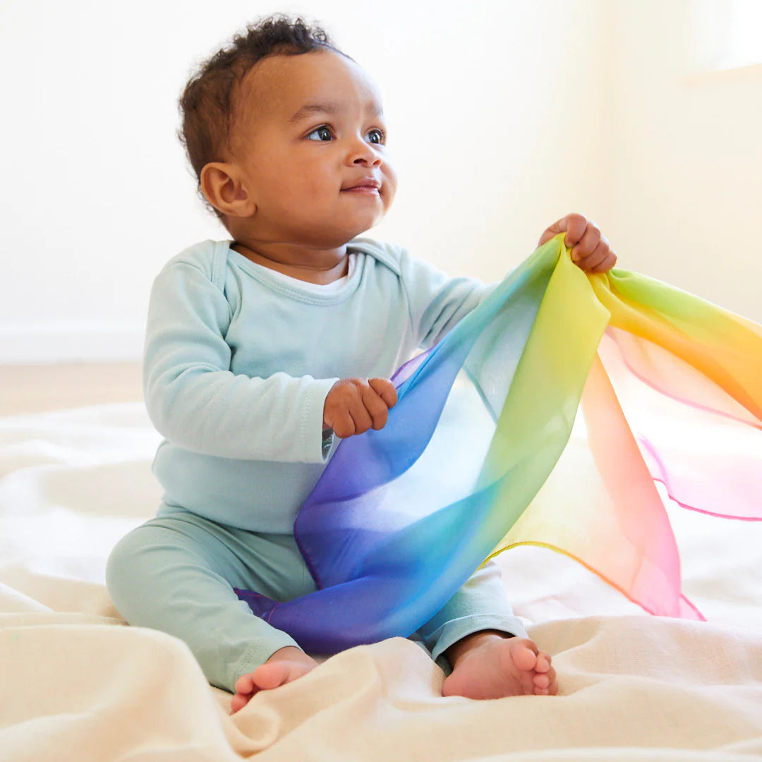Sarah's Silks Mini Playsilks | Enchanted - Rainbow