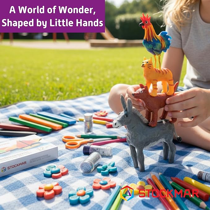 Stockmar Modelling Beeswax - 12 Colours