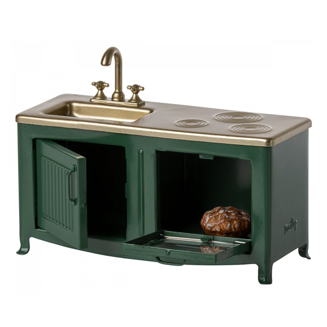 Maileg Kitchen | Mouse - Dark Green - Little Reef and Friends
