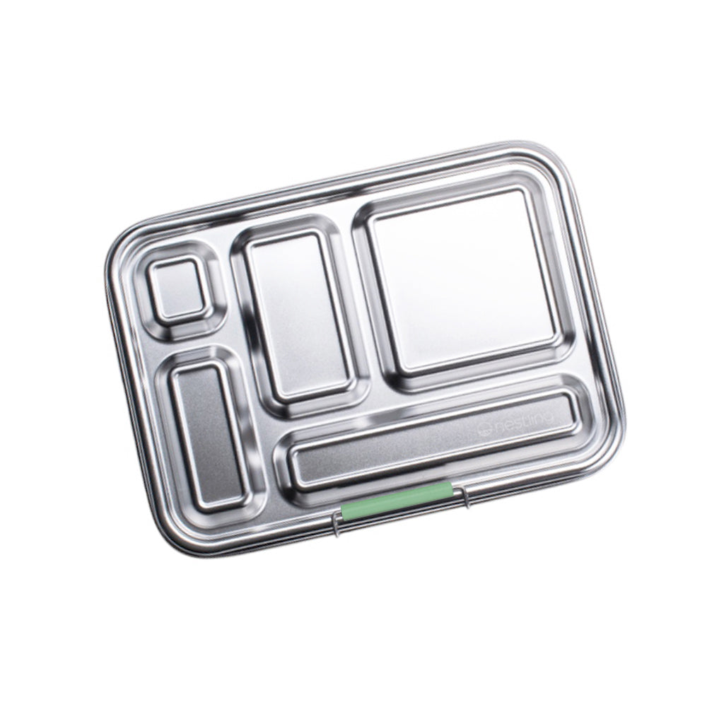 Nestling Stainless Steel Bento Lunch Box - Sage
