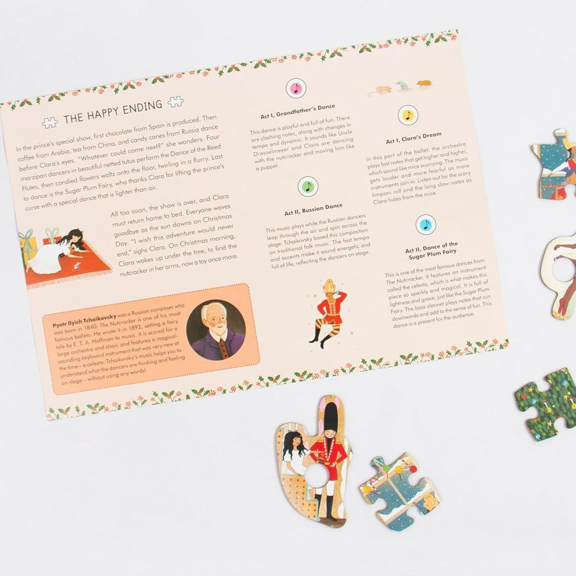 The Nutcracker Story & Puzzle Set - Interactive - Little Reef and Friends