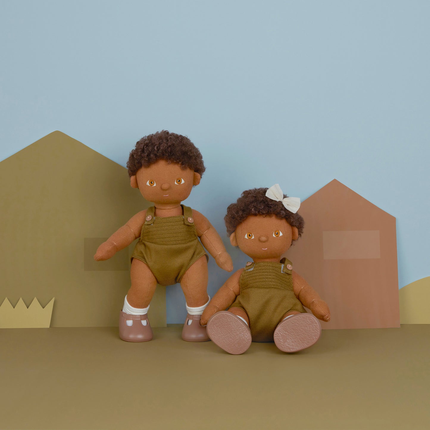 Olli Ella Dinkum Doll Button - Little Reef and Friends
