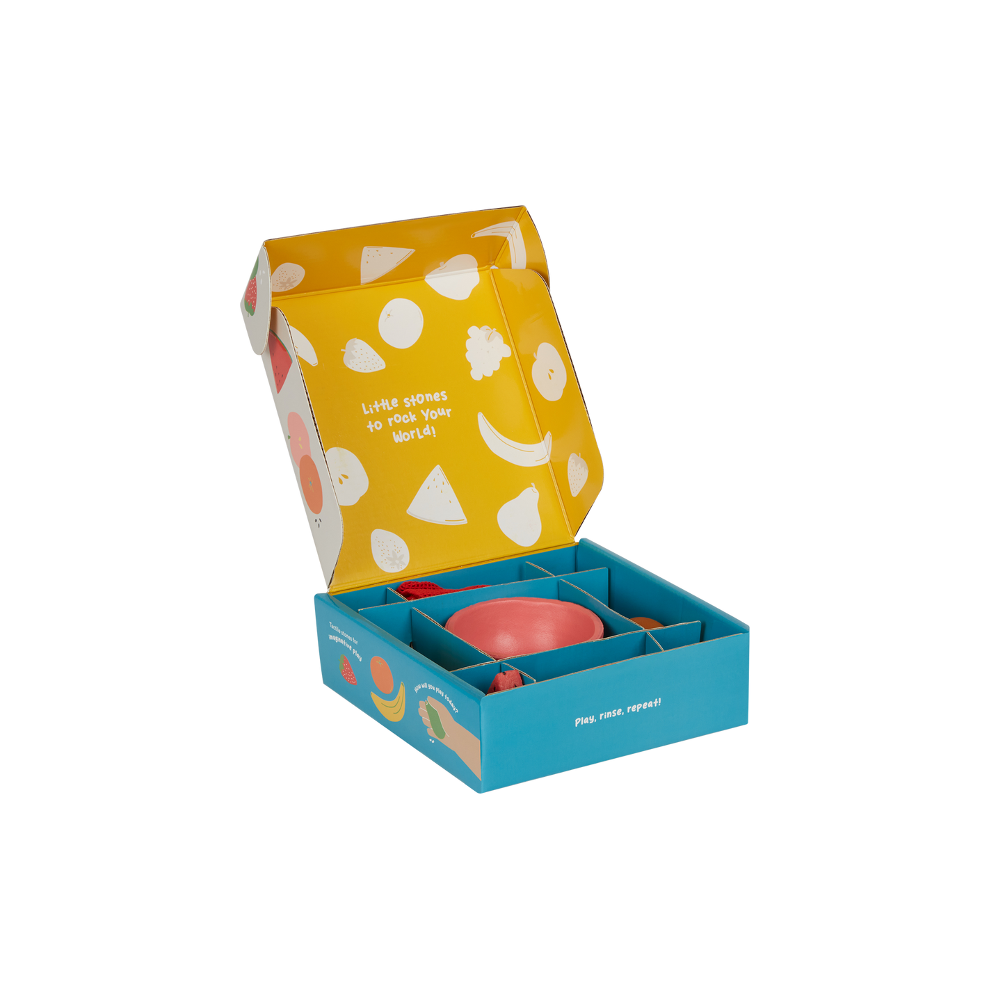 Olli Ella Tubbles Sensory Stones - Fantastic Fruit - Little Reef and Friends