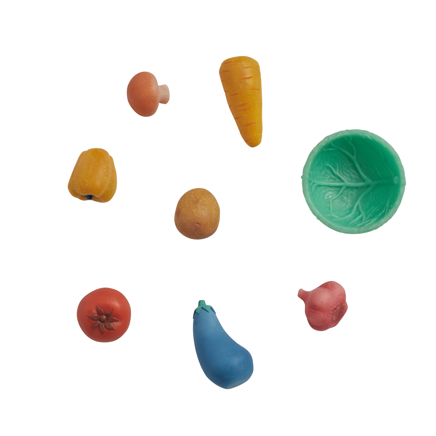 Olli Ella Tubbles Sensory Stones - Vibrant Veges - Little Reef and Friends