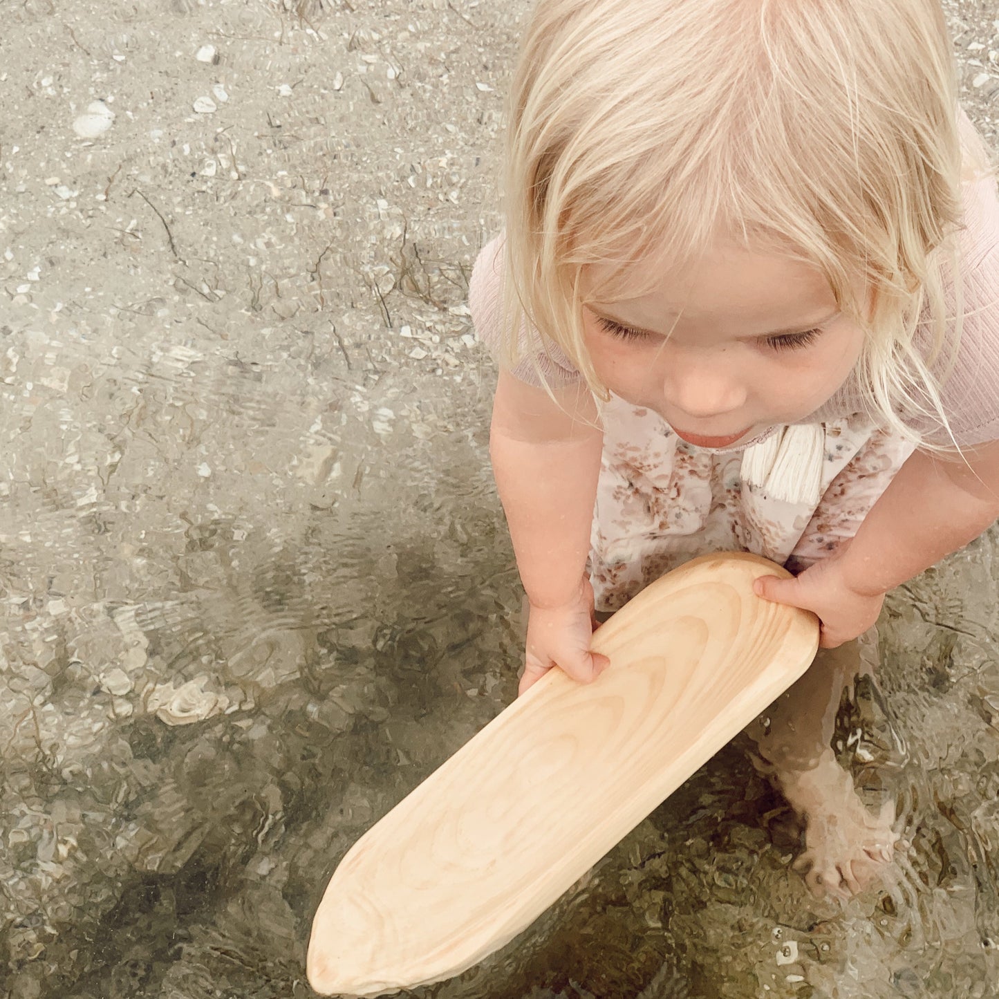 Explore Nook Wooden Toy Boat Canoe - Little Reef and Friends