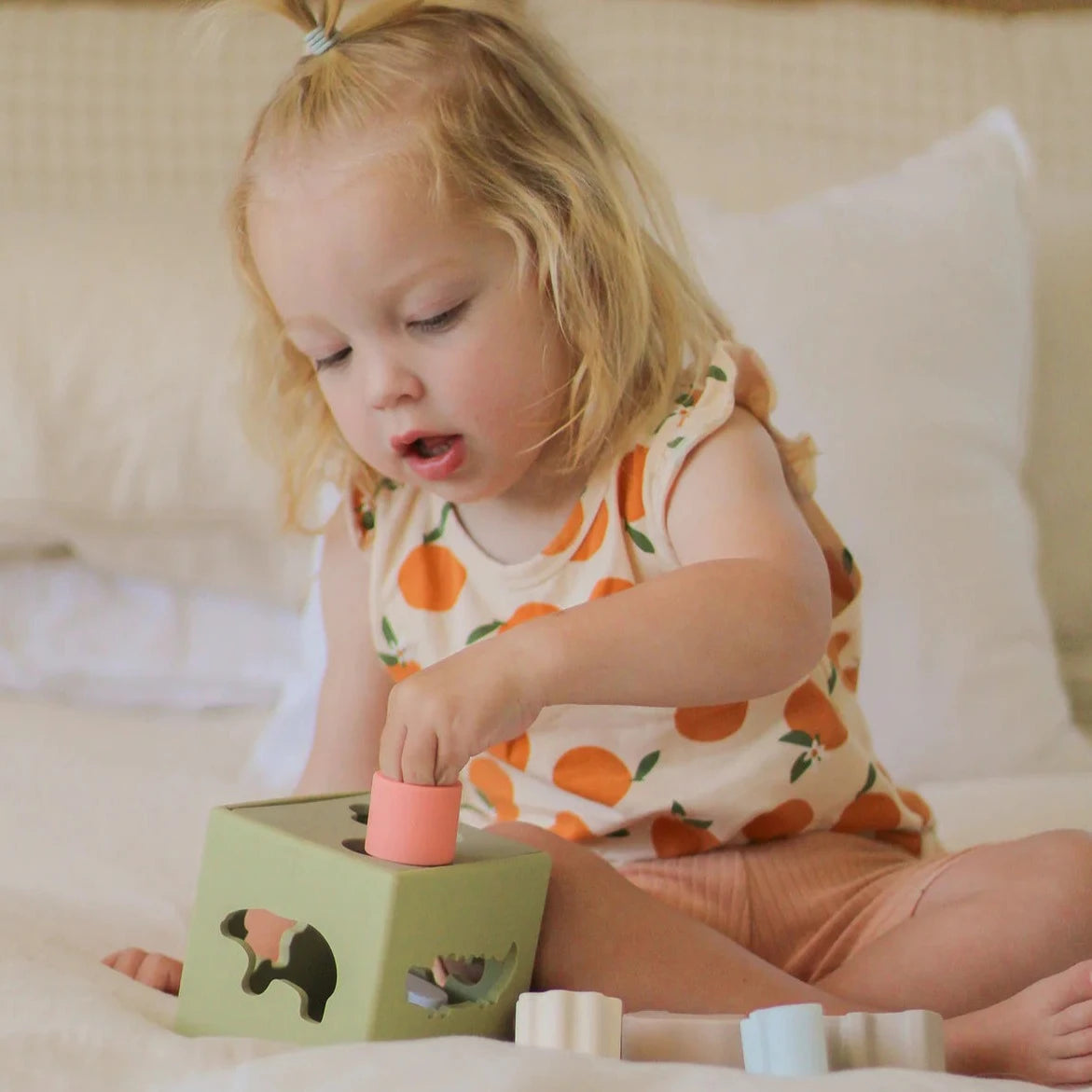 Over The Dandelions Silicone Sorting Box - Animals - Little Reef and Friends