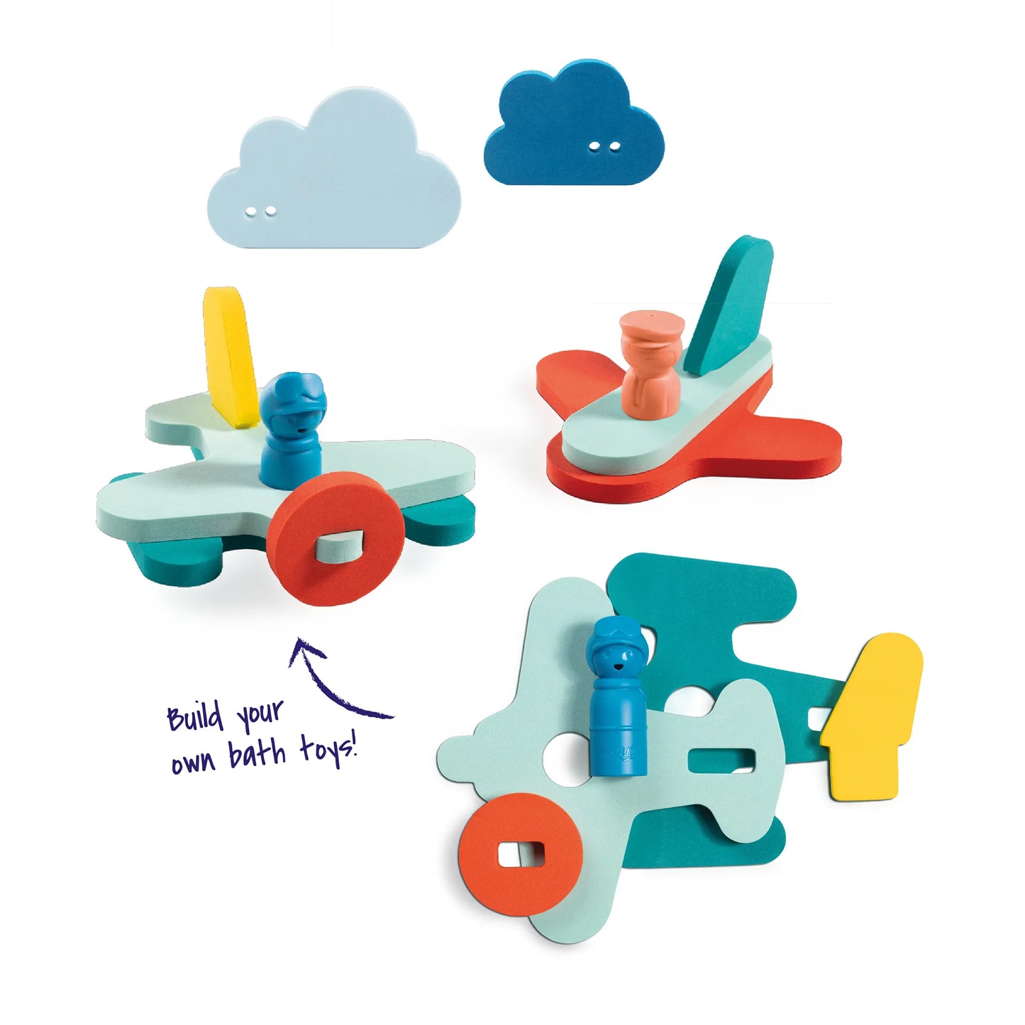 Quut Bath Puzzle - Up In The Air - Little Reef and Friends