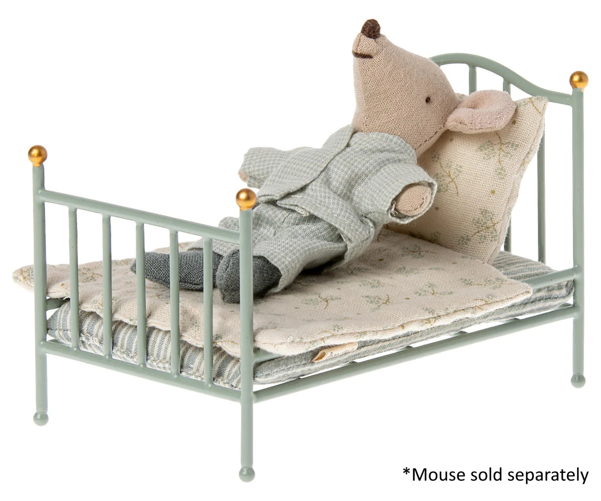 Maileg Vintage Bed | Mouse - Mint - Little Reef and Friends
