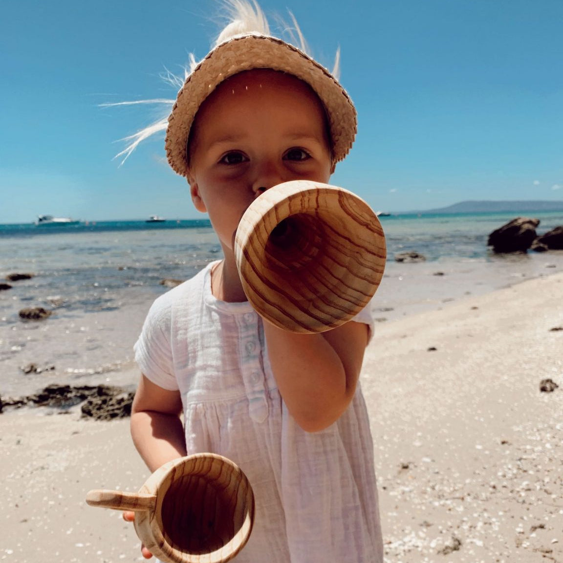 Explore Nook Wooden Funnel and Cup Set
