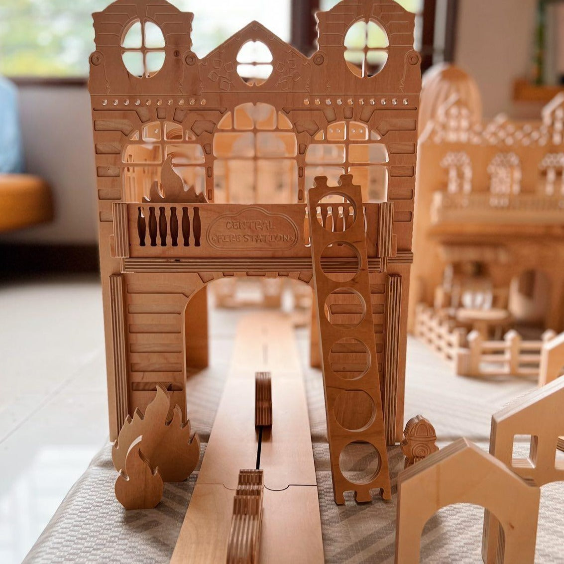Trele Morele Design Fire Station - Little Reef and Friends