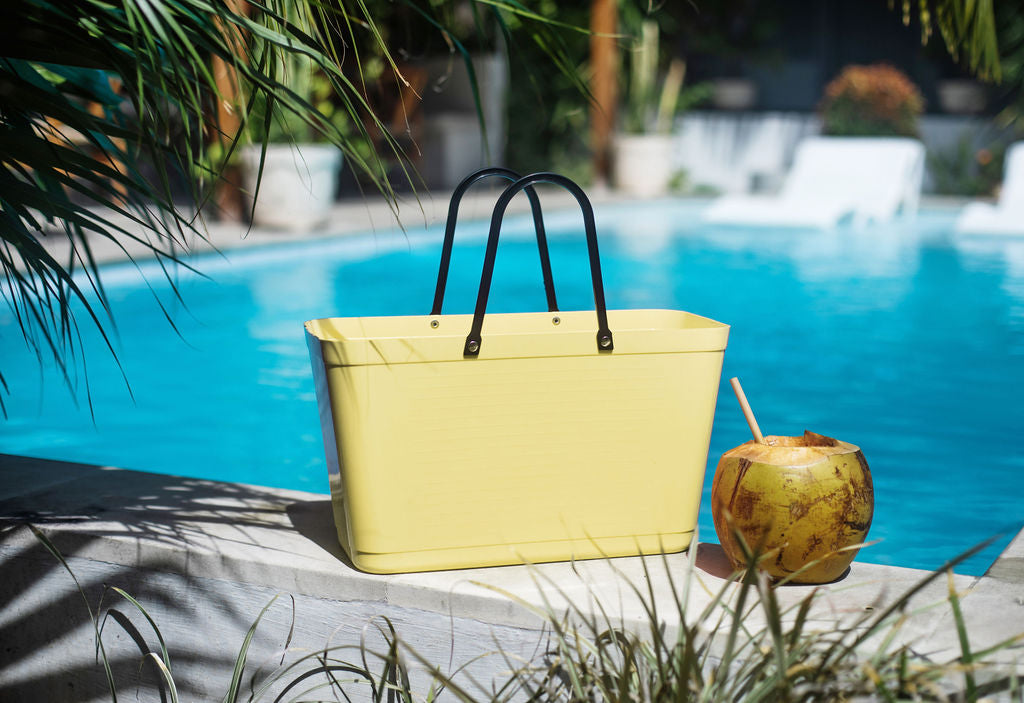 Hinza Large Bucket Bag - Lemon - Little Reef and Friends