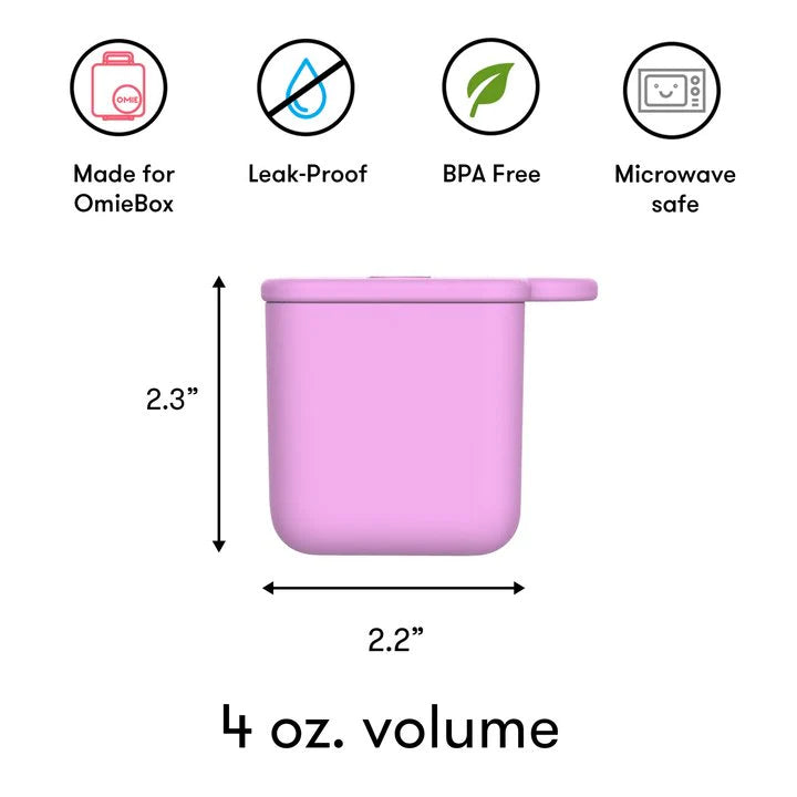 OmieBox Silicone Dip 2 Pk - Pink & Teal - Little Reef and Friends