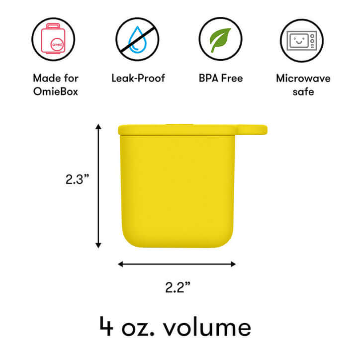 OmieBox Silicone Dip 2 Pk - Yellow & Red - Little Reef and Friends