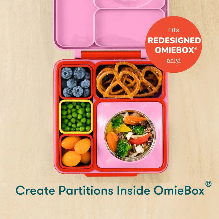 OmieBox Silicone Dip 2 Pk - Yellow & Red - Little Reef and Friends