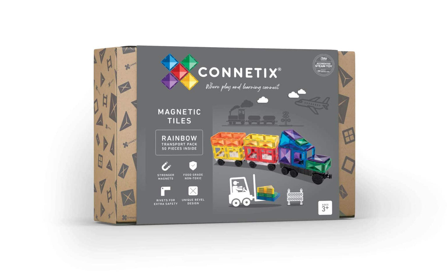50 Piece Transport Pack - Rainbow - Little Reef and Friends