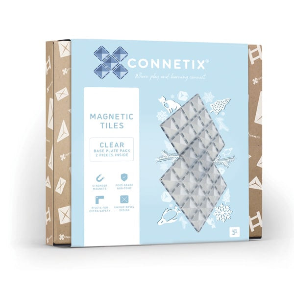 2 Piece Base Plate Pack - Clear - Little Reef and Friends