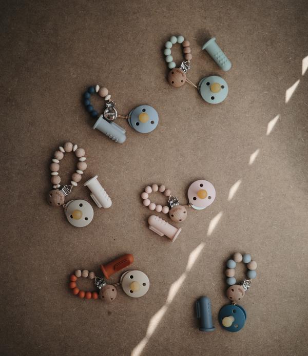 Finger Toothbrush (Set of 2) - Iron/Stone - Little Reef and Friends
