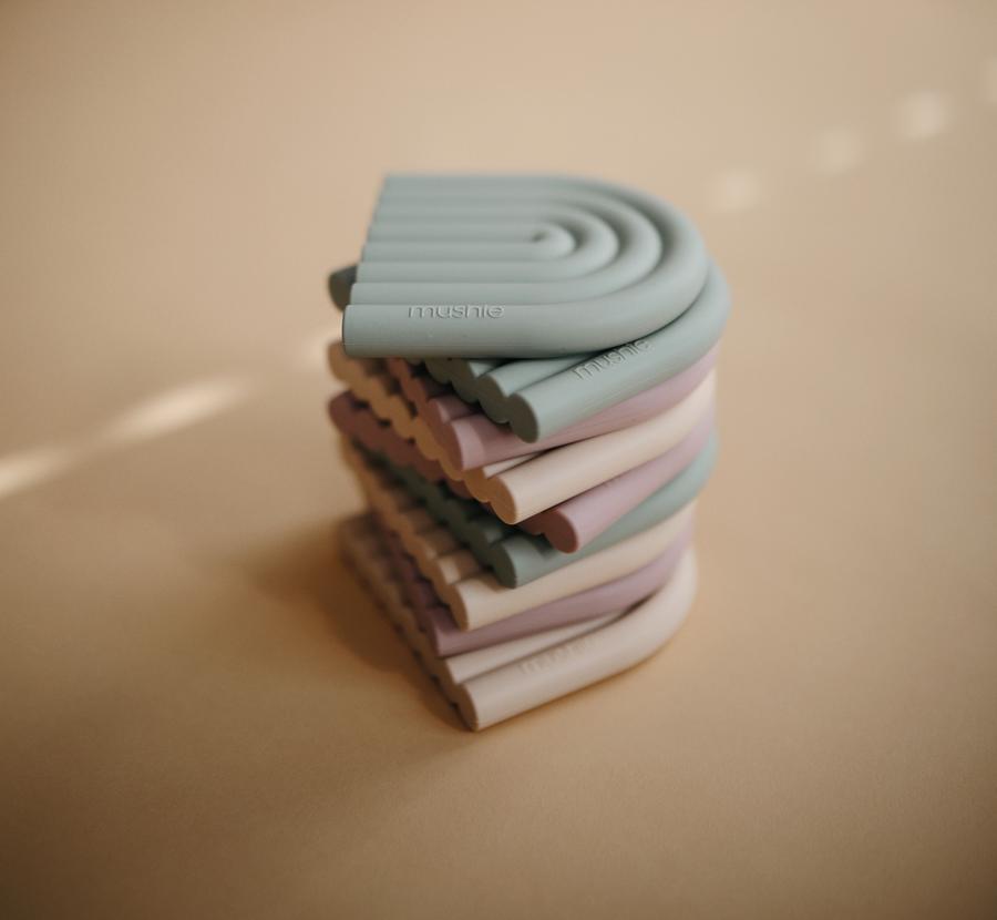 Rainbow Teether - Mauve - Little Reef and Friends