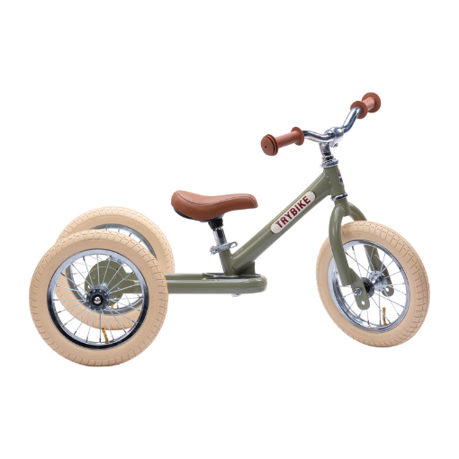 Trybike Steel 2-in-1 - Green Vintage - Little Reef and Friends
