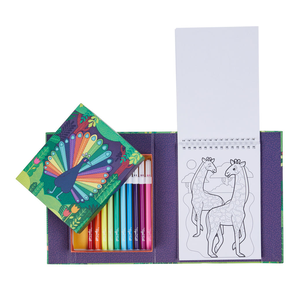 Colouring Set - Hidden Patterns Animals - Little Reef and Friends