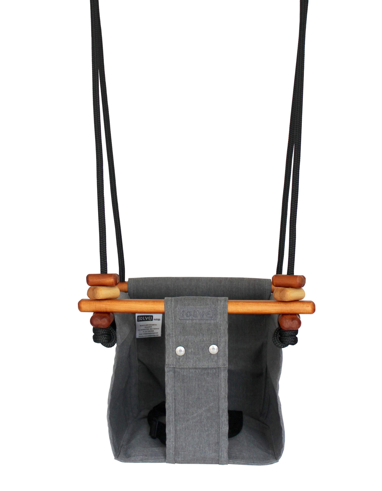 Baby & Toddler Swing - Smokey Grey - Little Reef and Friends