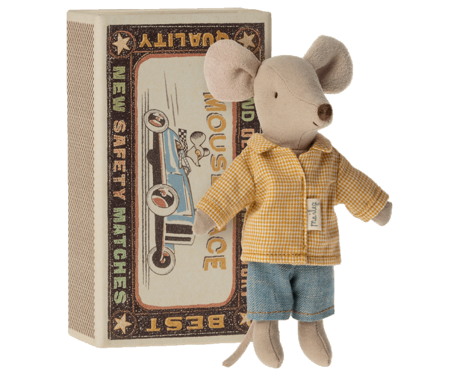 Big Brother Mouse in Box - Yellow - Little Reef and Friends
