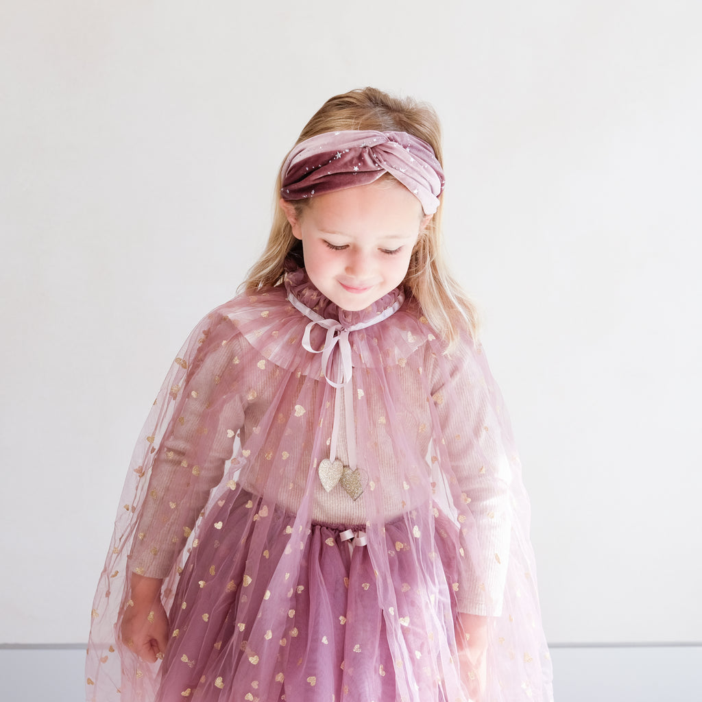 Knotted Velvet Alice Headband - Sugarplum Fairy - Little Reef and Friends